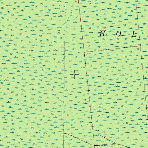 Topographic Map of Hollow Ground Swamp, NC