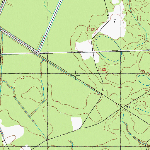 Topographic Map of Horseshoe Bay, NC