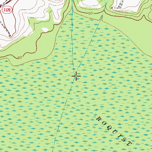 Topographic Map of Jacks Branch, NC