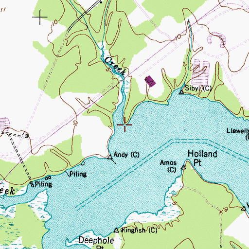 Topographic Map of Jacks Creek, NC