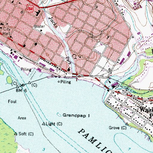 Topographic Map of Jacks Creek, NC