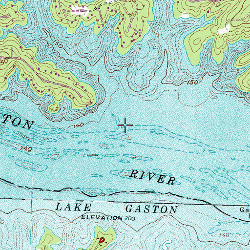 Topographic Map of Jimmies Creek, NC