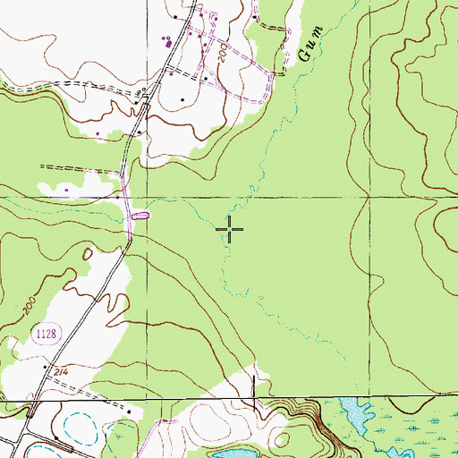 Topographic Map of Joes Creek, NC
