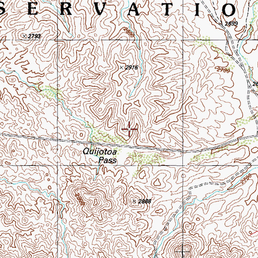 Topographic Map of Quijotoa Pass, AZ