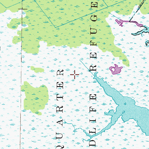 Topographic Map of Judith Marsh, NC