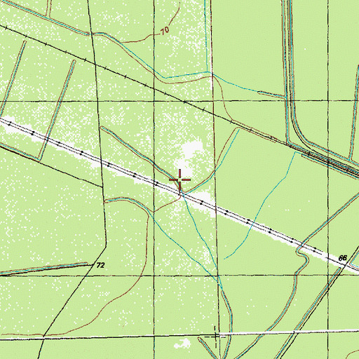 Topographic Map of Keeter Bay, NC