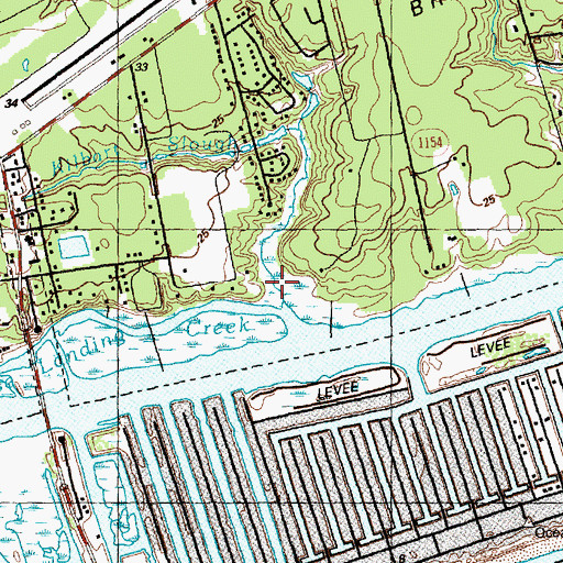 Topographic Map of Kilbart Slough, NC