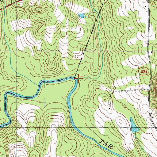 Topographic Map of Kings Creek, NC