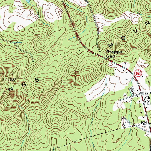 Topographic Map of Kings Mountain, NC