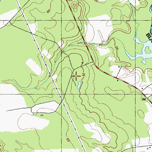 Topographic Map of Lake Creek Community House, NC