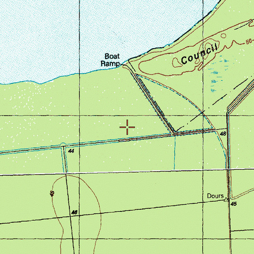 Topographic Map of Lake Swamp, NC