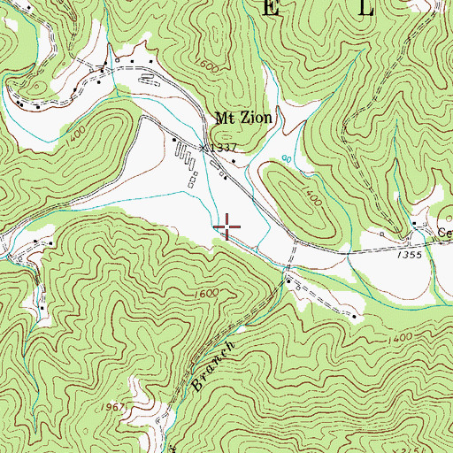Topographic Map of Left Prong Stony Fork, NC
