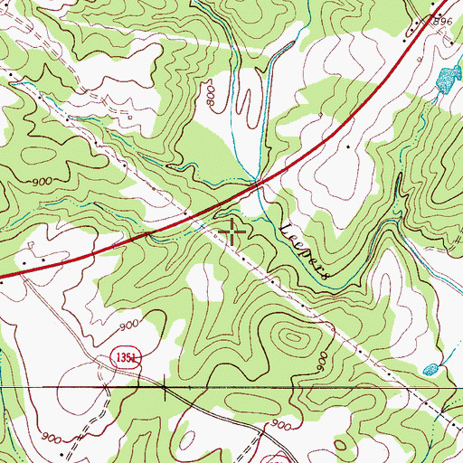 Topographic Map of Lippard Creek, NC