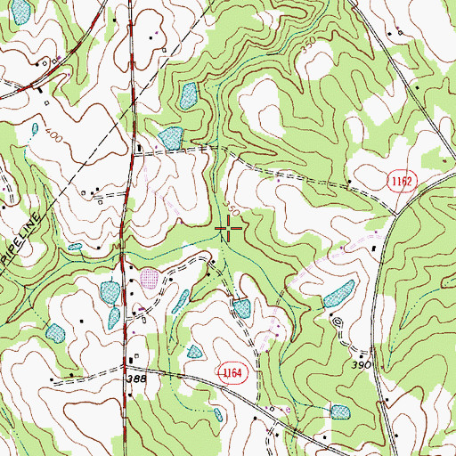 Topographic Map of Little Juniper Creek, NC