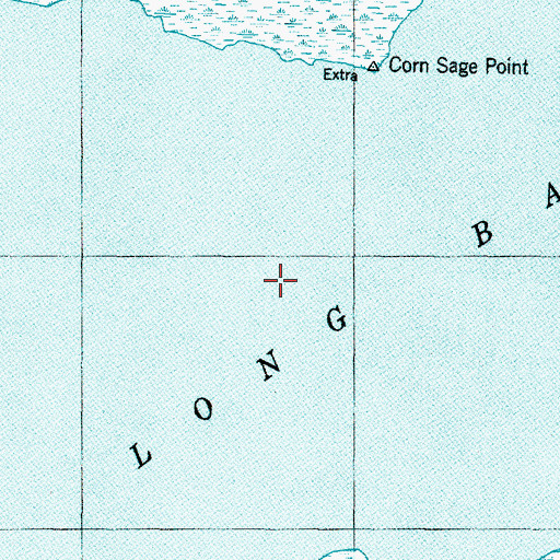 Topographic Map of Long Bay, NC