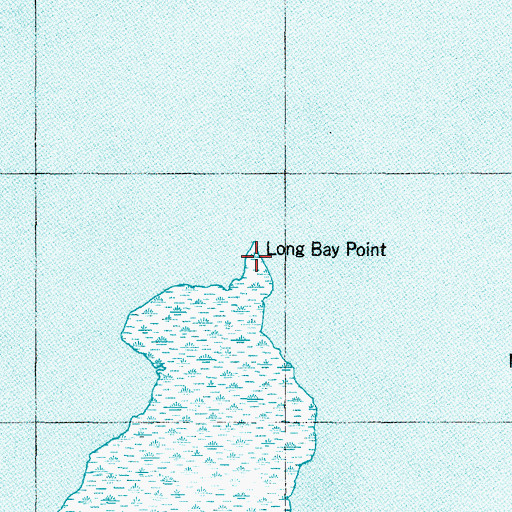 Topographic Map of Long Bay Point, NC