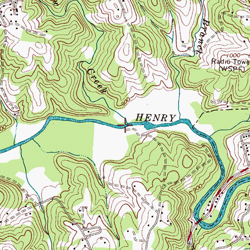 Topographic Map of Longview Creek, NC