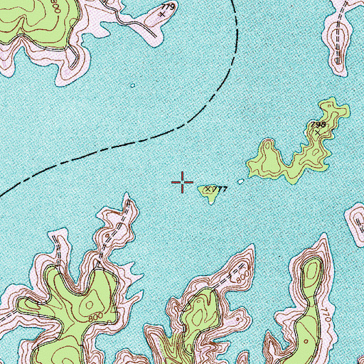 Topographic Map of McCrary Creek, NC