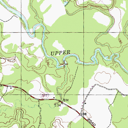 Topographic Map of McLean Creek, NC