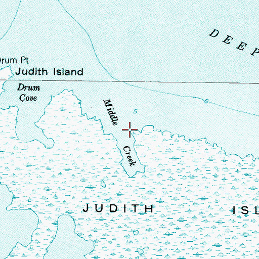 Topographic Map of Middle Creek, NC