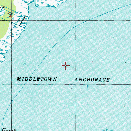Topographic Map of Middletown Anchorage, NC