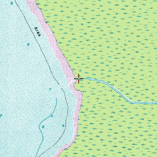 Topographic Map of Milltail Creek, NC