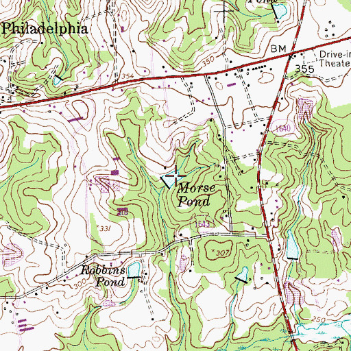 Topographic Map of Morse Pond, NC