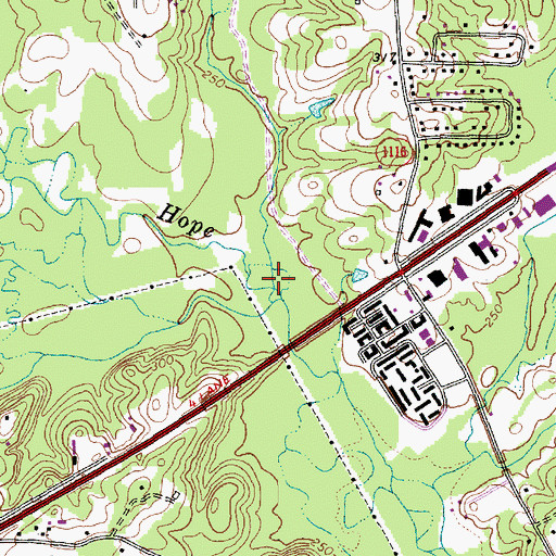 Topographic Map of Mud Creek, NC