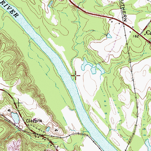 Topographic Map of Neills Creek, NC