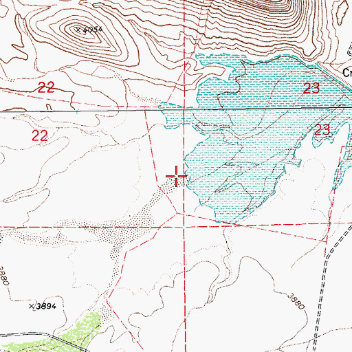 Topographic Map of Railroad Wash, AZ
