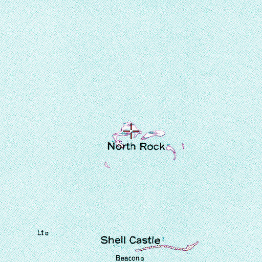Topographic Map of North Rock, NC