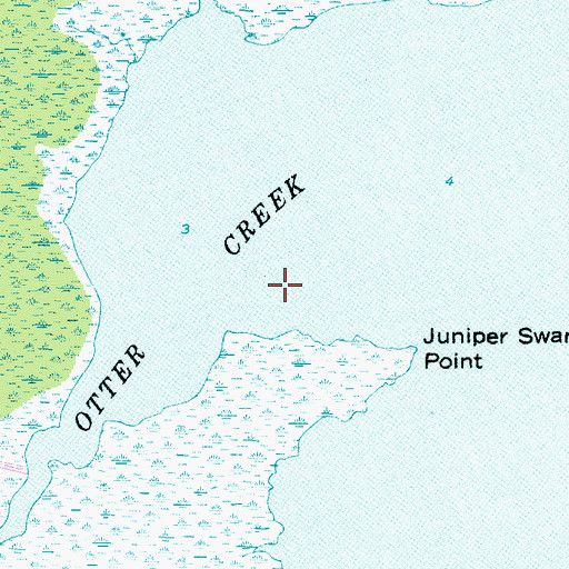 Topographic Map of Otter Creek, NC