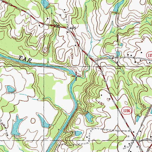 Topographic Map of Owen Creek, NC