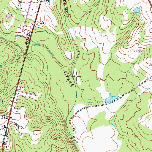 Topographic Map of Panther Branch, NC