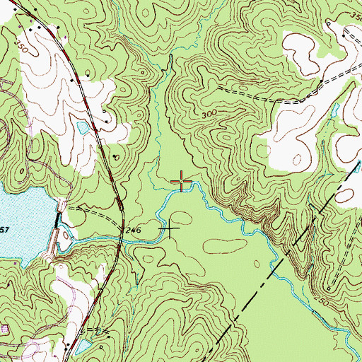 Topographic Map of Patchet Creek, NC
