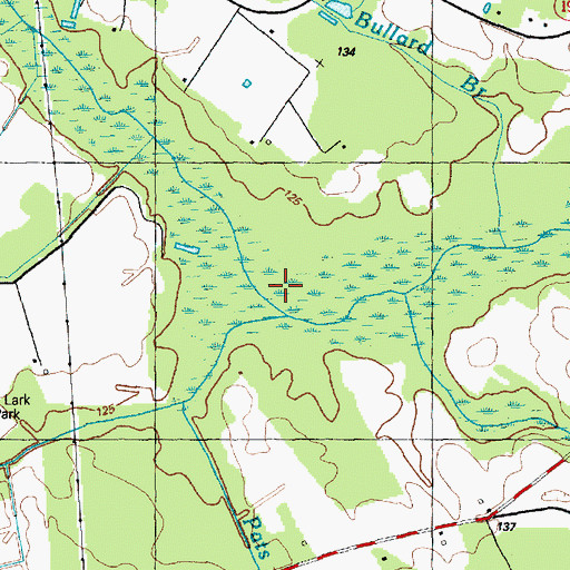 Topographic Map of Pats Branch, NC