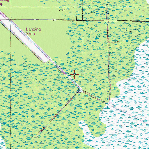 Topographic Map of Piney Island, NC