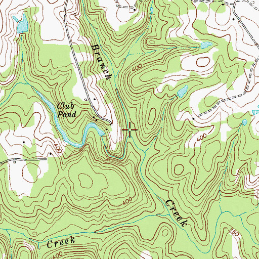Topographic Map of Pounder Branch, NC