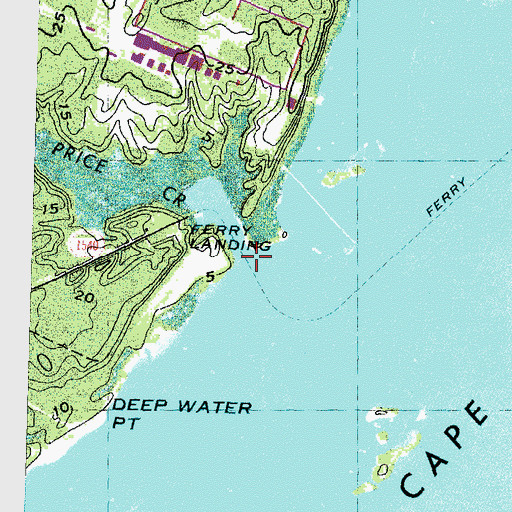 Topographic Map of Price Creek, NC
