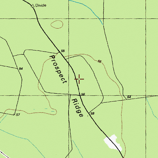 Topographic Map of Prospect Ridge, NC