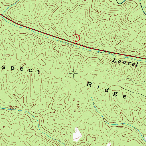 Topographic Map of Prospect Ridge, NC