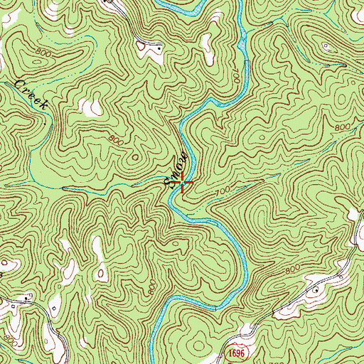 Topographic Map of Redman Creek, NC