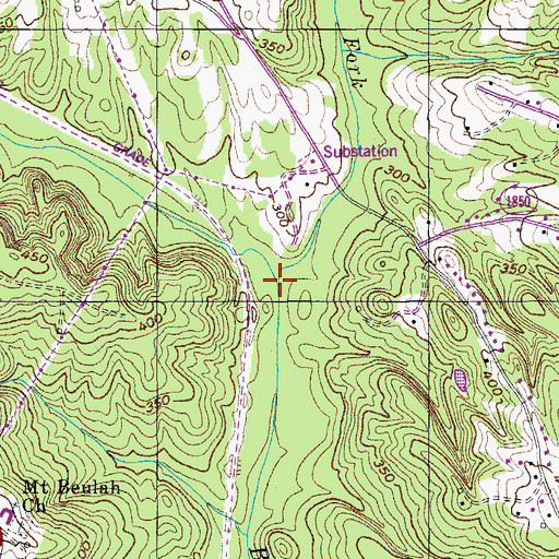 Topographic Map of Reedy Fork, NC