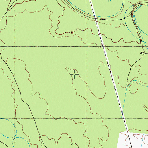 Topographic Map of Rowan Swamp, NC