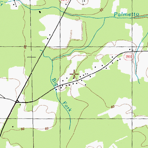 Topographic Map of Saint Paul Church, NC