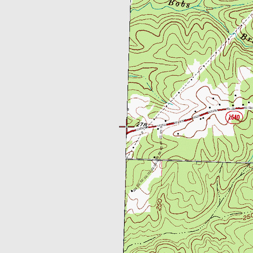 Topographic Map of Saint Pauls Church, NC