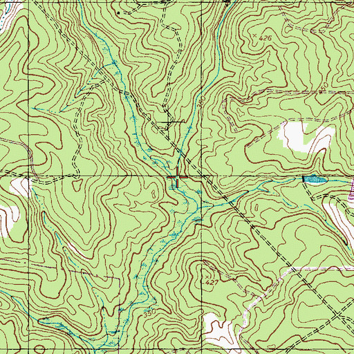 Topographic Map of Sandy Run, NC