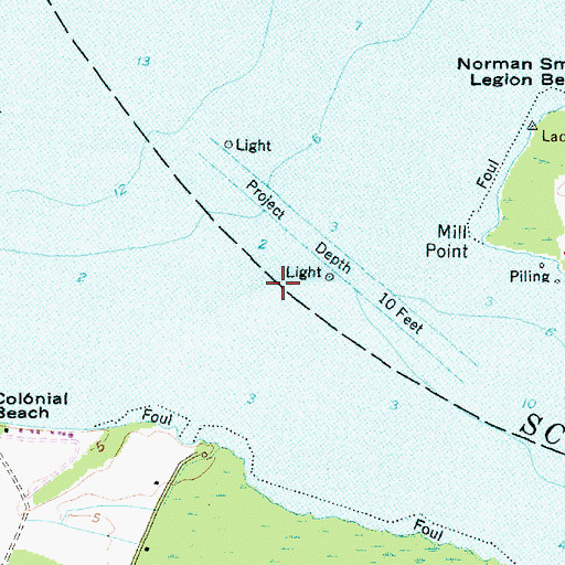 Topographic Map of Scuppernong River, NC