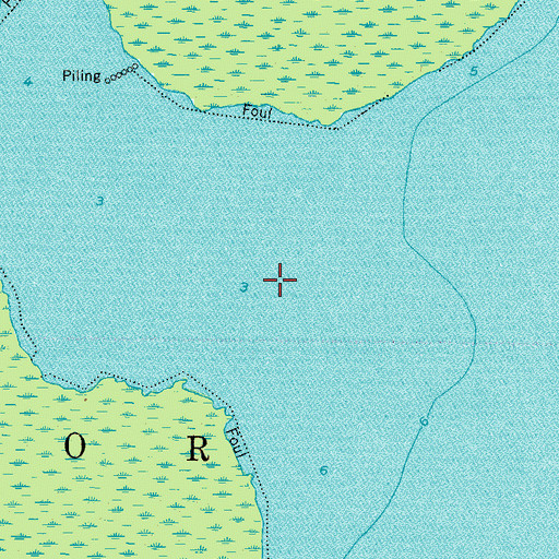 Topographic Map of Second Creek, NC