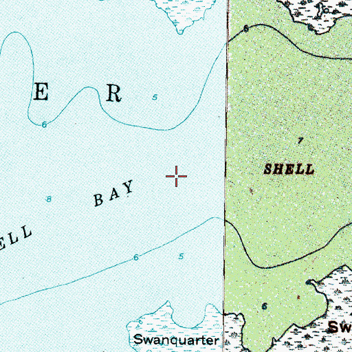 Topographic Map of Deep Cove, NC